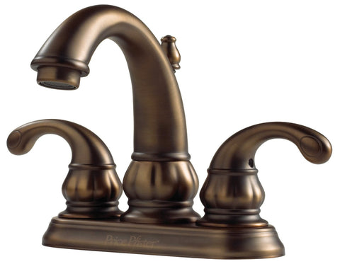 Pfister Treviso 2-Handle 4" Centerset Bathroom Faucet in Velvet Aged Bronze