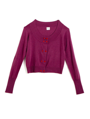 [Sample] Burberry, Fuschia knitted sweater